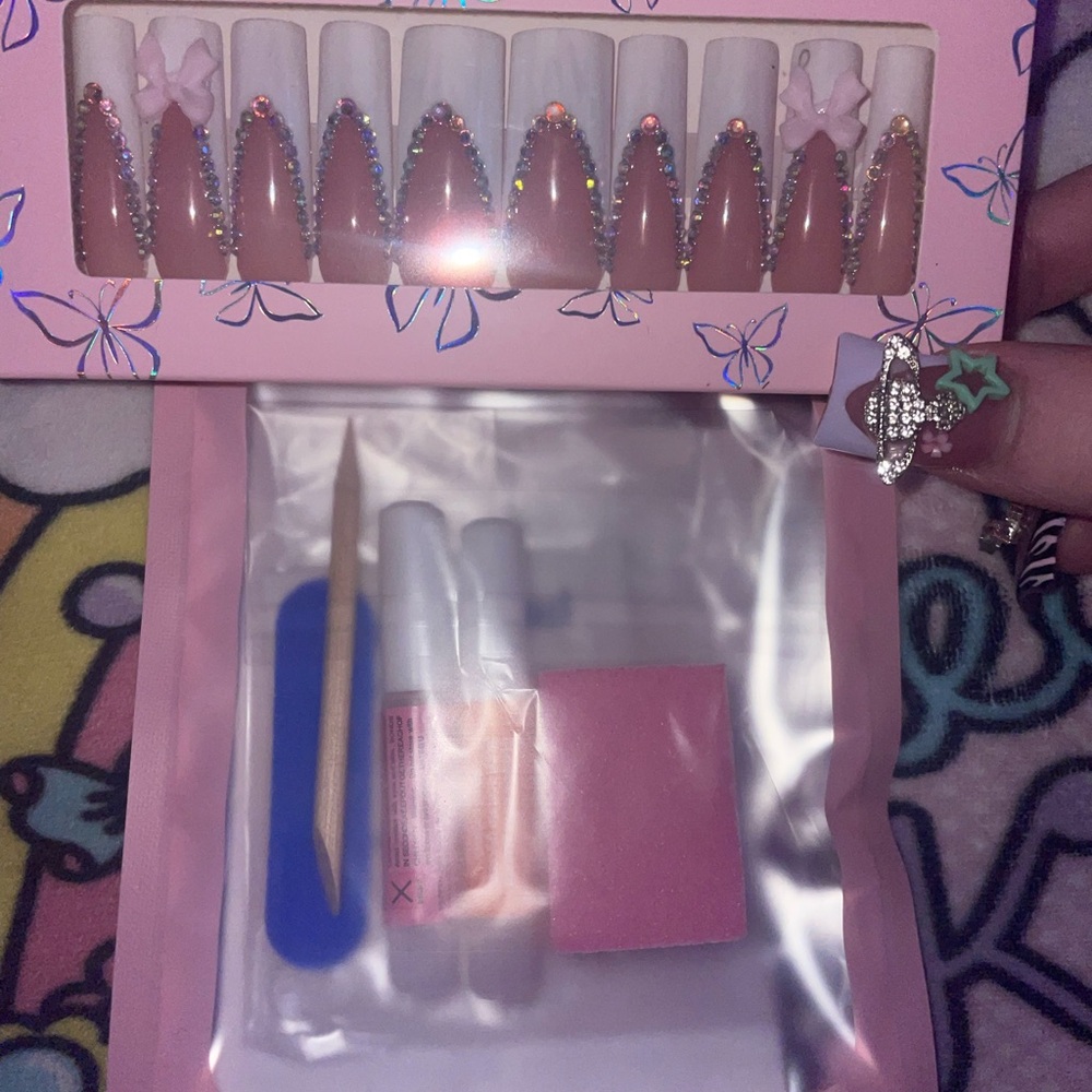 Custom Handmade Press-on Gel Nails 10pcs